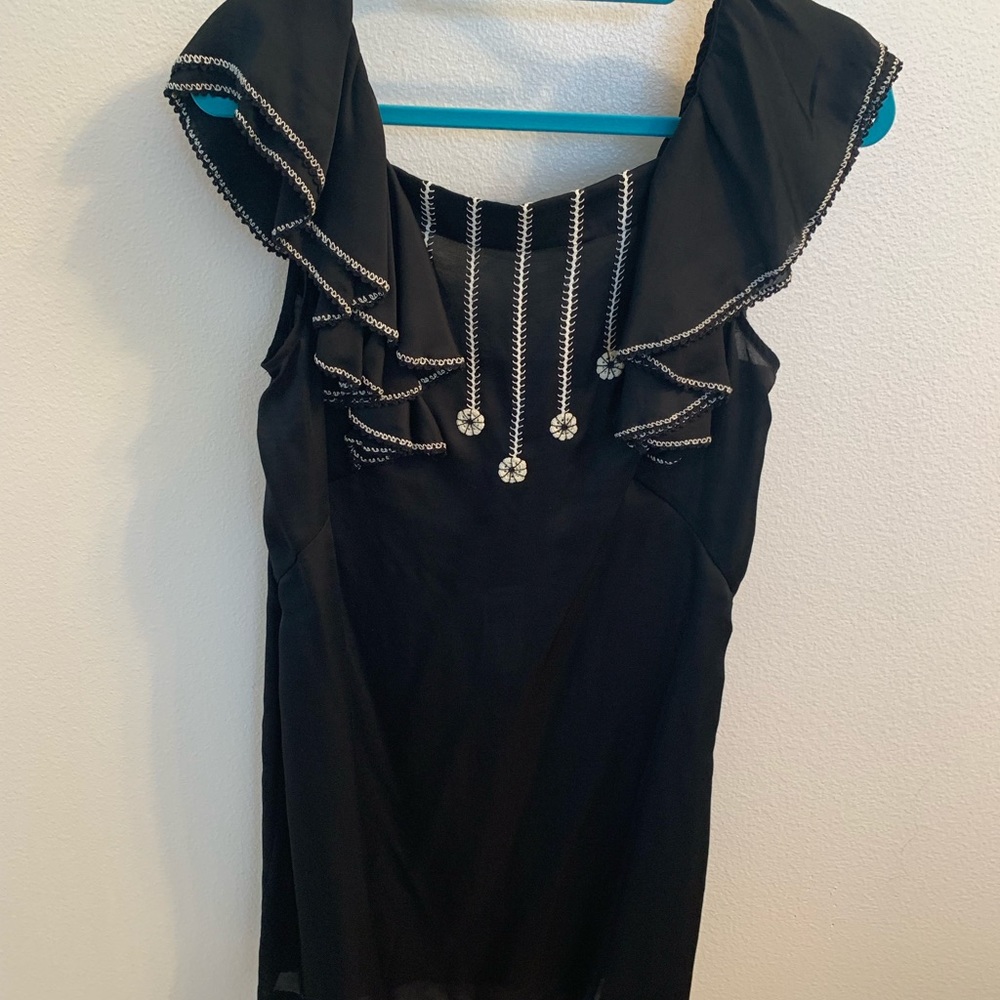 BCBG Black Woven Dress, NWT